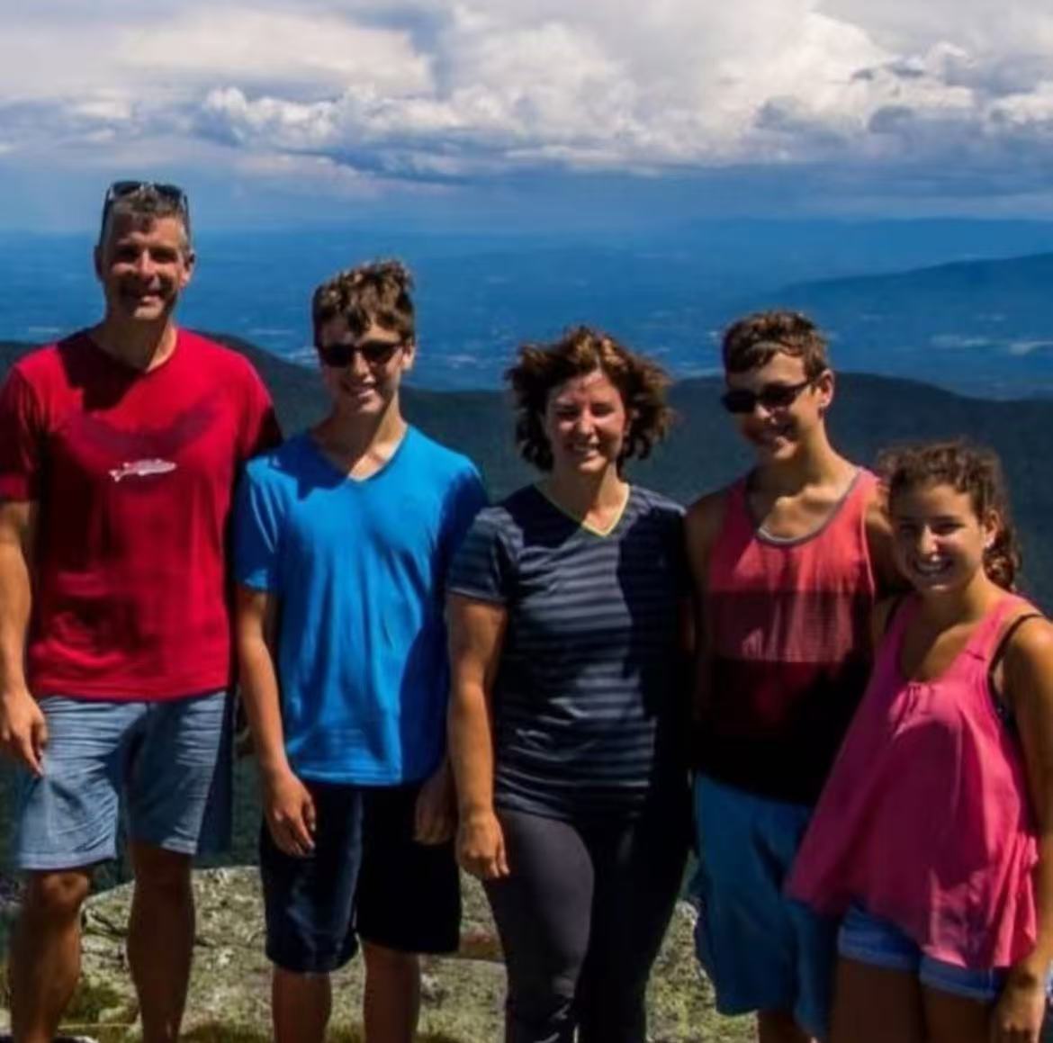 Elgersma with his family